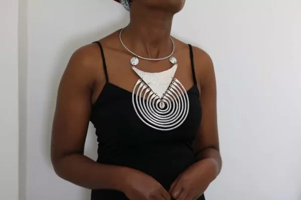 HALIMA African aluminum necklace