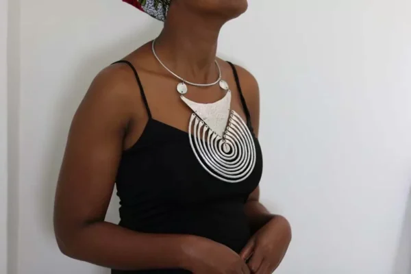 HALIMA African aluminum necklace
