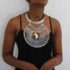 HADEYA African aluminum necklace