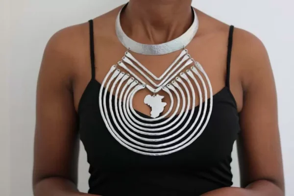 HADEYA African aluminum necklace