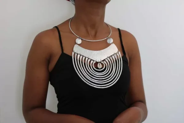 GAMBO African aluminum necklace