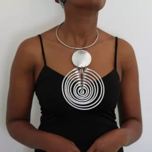 HABIBA African aluminum necklace
