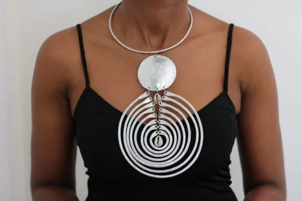 HABIBA African aluminum necklace