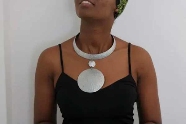 FIZA African aluminum necklace