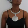 FIZA African aluminum necklace