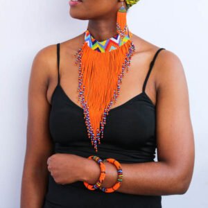 ASMA African Beaded jewelry set