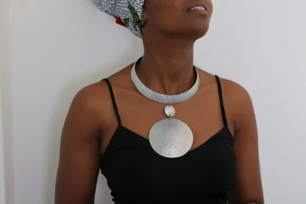 FIZA African aluminum necklace