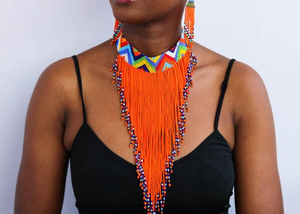 ASMA African Beaded jewelry set