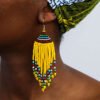 AJABU African Beaded Earrings