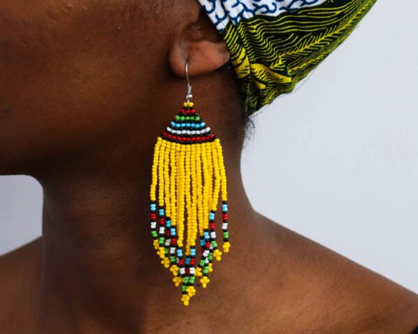 AJABU African Beaded Earrings