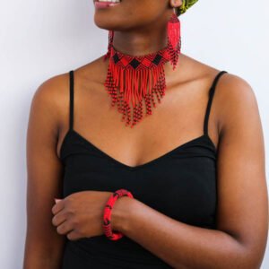 AFIFA African Beaded jewelry set