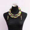 IMG_0890.jpg AMI African Beaded Necklace with matching earrings
