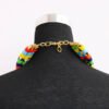 IMG_0894.jpg AMI African Beaded Necklace with matching earrings