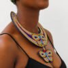 NYOTA Beaded Leather necklace