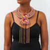 PENDA Beaded Leather necklace