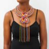 PENDA Beaded Leather necklace