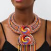PENDA Beaded Leather necklace