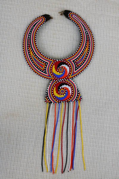 PENDA Beaded Leather necklace