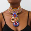 RIARA Beaded Leather necklace