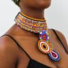 RIARA Beaded Leather necklace