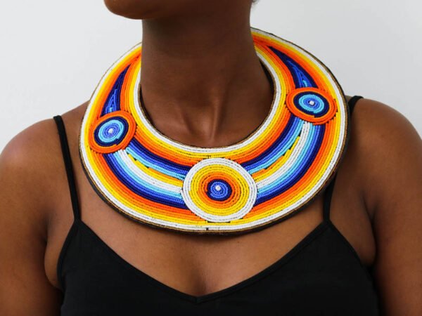 RUIRU Beaded Leather necklace