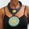 KITHEKA Beaded Leather necklace