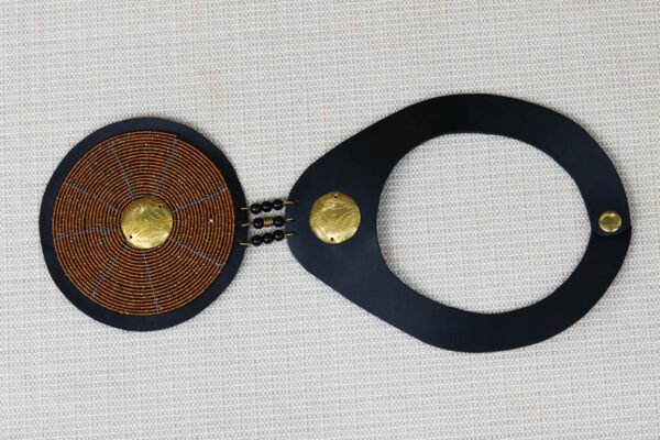 KITUTU Beaded Leather necklace