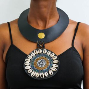NEGU Beaded Leather necklace