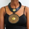 KABETE Beaded Leather necklace