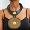 KABETE Beaded Leather necklace