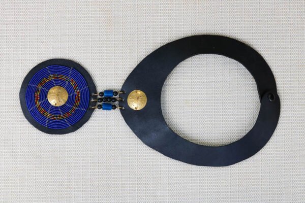 KIKUYU Beaded Leather necklace