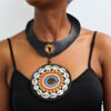 LIMURU Beaded Leather necklace