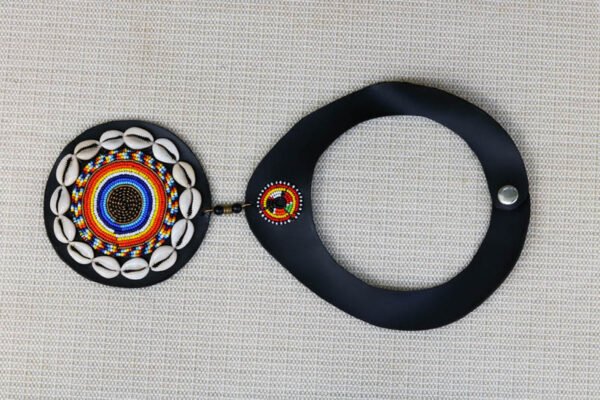 LIMURU Beaded Leather necklace