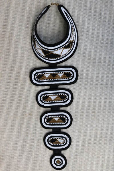 AHERO African leather necklace