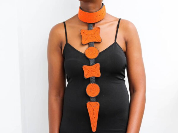 KIAMBU Beaded Pendant necklace