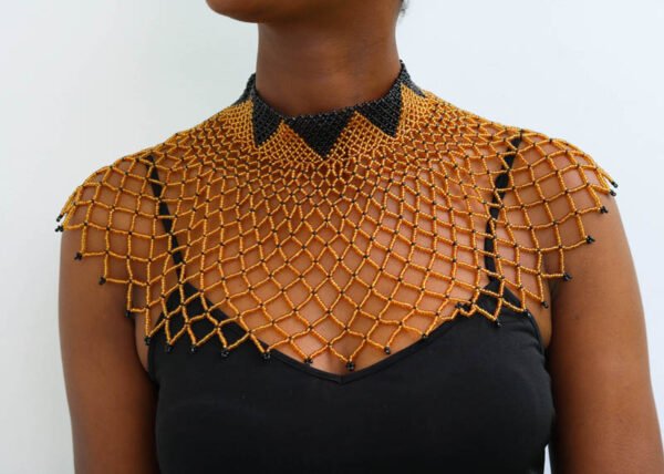 IMG_1148.jpg AKUJI African Beaded cape necklace