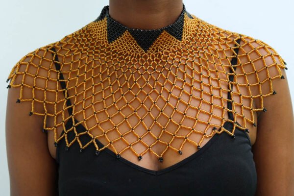 IMG_1151.jpg AKUJI African Beaded cape necklace