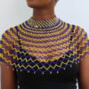 AMANI African Beaded cape necklace