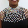 AMILA Beaded cape necklace