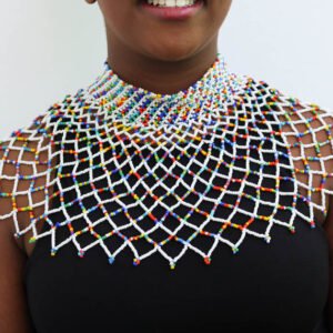 AMILA Beaded cape necklace