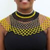 ABDALA Beaded cape necklace