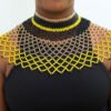 ABDALA Beaded cape necklace