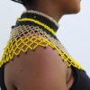 ABDALA Beaded cape necklace