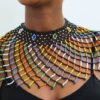 AFLA African Beaded cape necklace