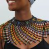 AFLA African Beaded cape necklace