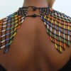 AFLA African Beaded cape necklace