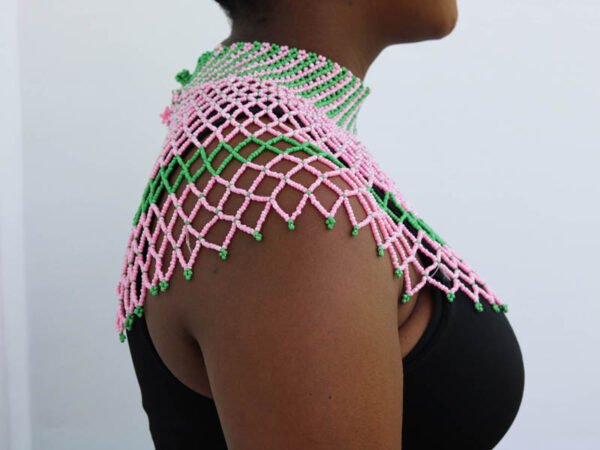 AFUA African Beaded shawl necklace