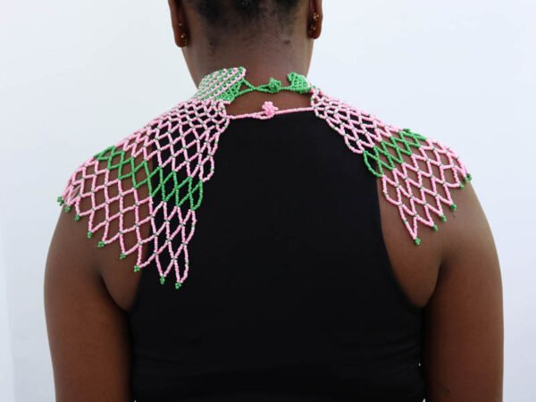 AFUA African Beaded shawl necklace