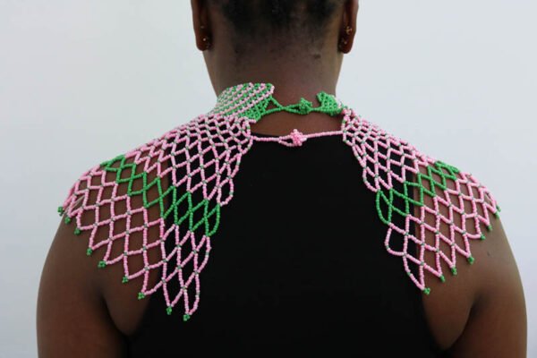 AFUA African Beaded shawl necklace