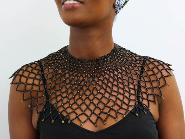 AKIDA African Beaded cape necklace